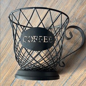 Kirklands Metal Coffee Kcup pod or accessory holder